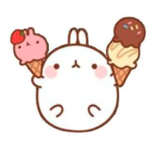 Sticker Maker - molang & piupiu