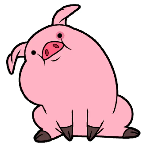 Sticker Maker - Pato (Waddles) Gravity Falls