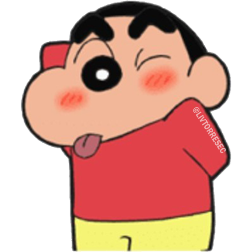 crayon shin chan smile